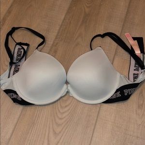 Pink Lightly Lined-Shirt Bra